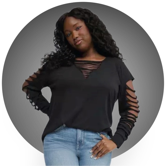 torrid Tops - BOGO TORRID NWOT Classic Fit Cotton Crew Neck Slasher Tee